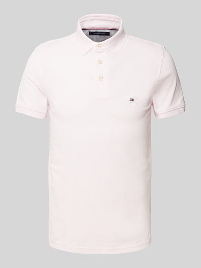 Tommy Hilfiger Slim Fit Poloshirt mit Logo-Stitching Modell '1985' Rosa 2