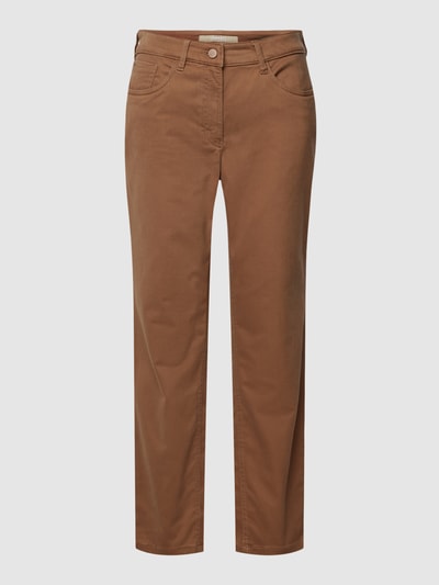 Zerres Jeans in 5-pocketmodel, model 'CORA' Camel - 2