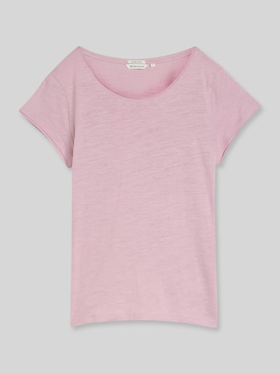 Tom Tailor T-shirty o kroju regular fit z czystej bawełny Jasnofioletowy 2