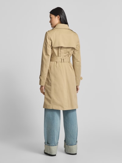 Jake*s Collection Trenchcoat mit Taillengürtel Sand 5