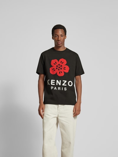 Kenzo T-Shirt aus reiner Baumwolle Black 4