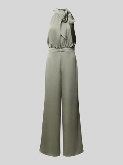 Swing Jumpsuit met strik Rietgroen - 2