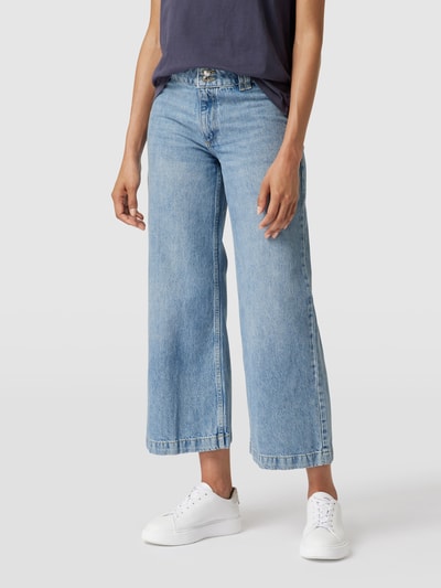 Mango Jeans mit Gesäßtaschen Hellblau Melange 4