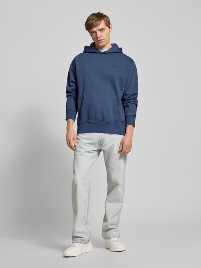 Levi's® Hoodie mit Label-Stitching Jeansblau 1