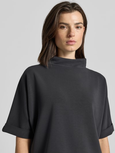 Someday T-Shirt mit V-Ausschnitt Modell 'Uvery' Graphit 3