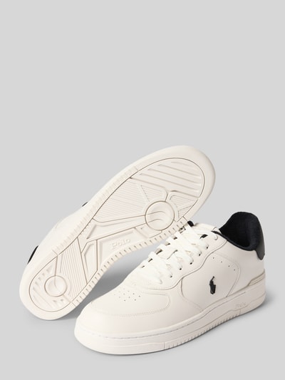 Polo Ralph Lauren Low-top-sneakers van echt leer Wit - 4