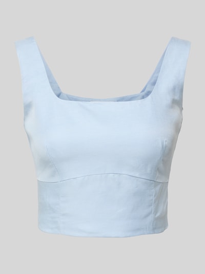 LeGer by Lena Gercke Slim Fit Blusentop mit Karree-Ausschnitt Modell 'Majella' Hellblau 2