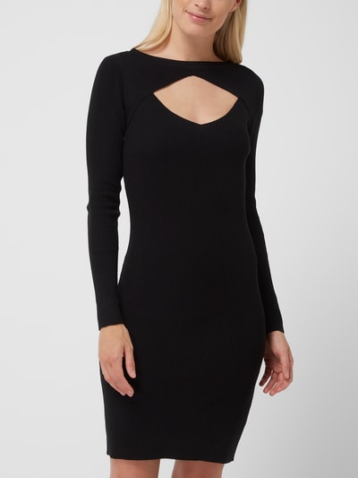 Collectief Nachtvlek verkiezen URBAN CLASSICS Mini-jurk in riblook in zwart online kopen | P&C