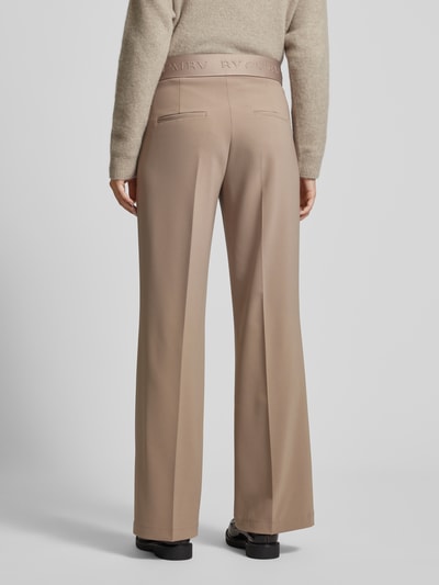 Cambio Stoffen broek met elastische band, model 'AVA' Beige - 5