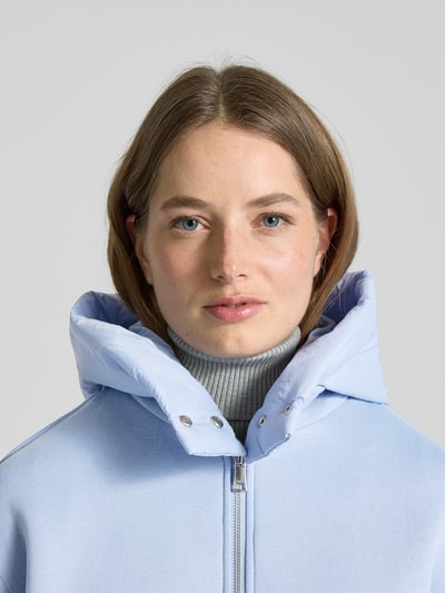 Zero Sweatjacke mit Kapuze Hellblau 3