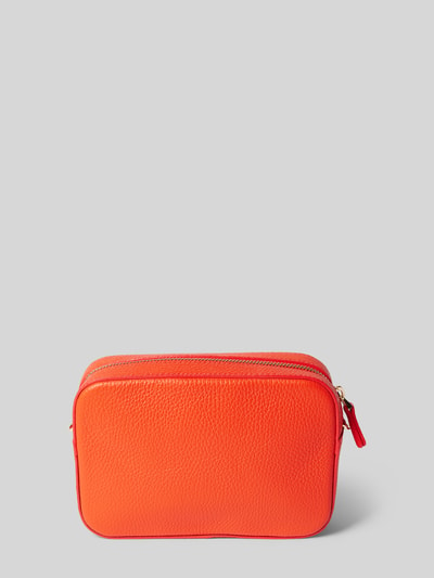 Coccinelle Crossbody Bag aus Leder mit Label-Print Koralle 4