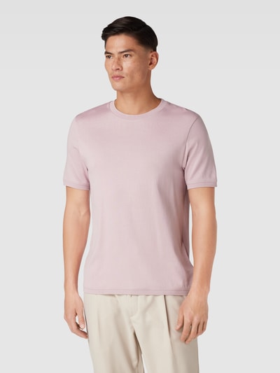 Cinque T-shirt in tricotlook Rosé - 4