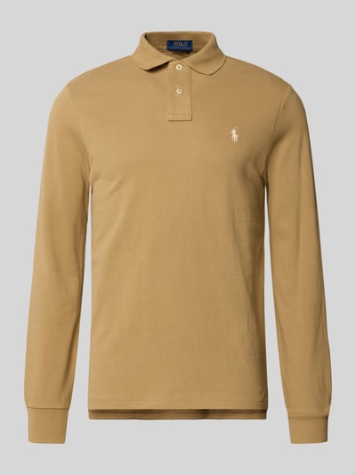 Polo Ralph Lauren Poloshirt met labelstitching Mosterdgeel - 2