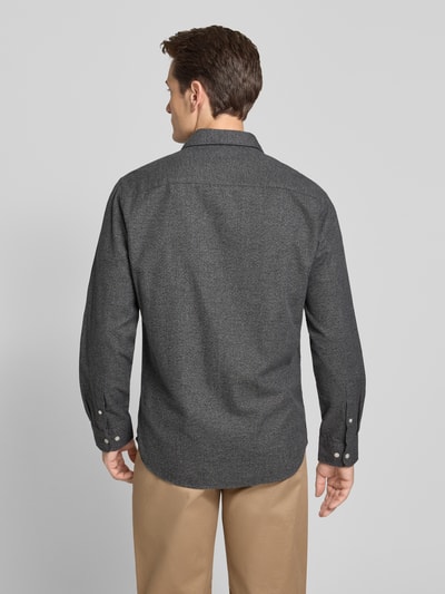 SELECTED HOMME Regular fit vrijetijdsoverhemd van puur katoen, model 'NOAH' Middengrijs - 5