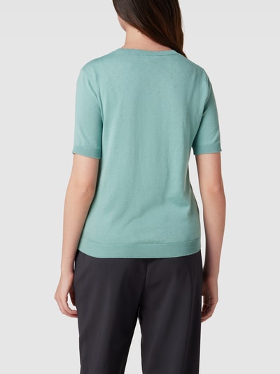 Weekend Max Mara T-shirt z imitacji dzianiny Limonkowy 5