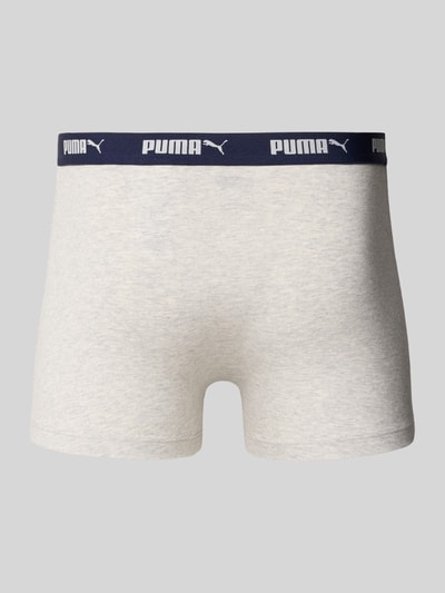 PUMA Bokserki z elastycznym paskiem z logo w zestawie 4 szt. Niebieski 3