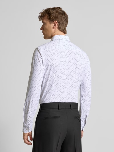 BOSS Slim fit zakelijk overhemd met elastisch performancemateriaal, model 'HANK' Bleu - 5