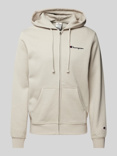 CHAMPION Bluza rozpinana z wyhaftowanym logo Beżowy 2