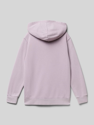 CHAMPION Bluza o kroju regular fit z kapturem i wyhaftowanym logo model ‘Icons’ Jasnofioletowy 3