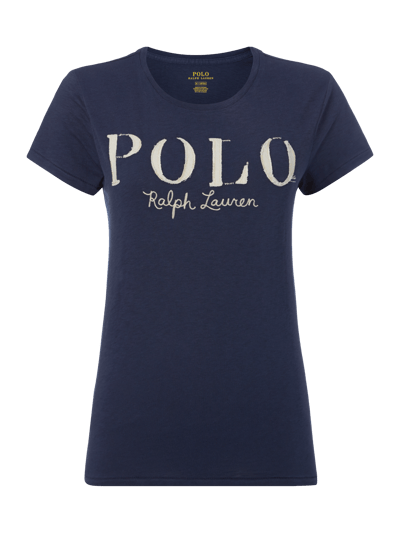 Polo Ralph Lauren T-Shirt aus Slub Jersey mit Logo-Stickerei Marine 1