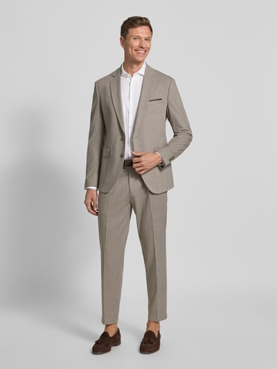 Cinque Regular fit pantalon met viscose, model 'Salto' Beige - 1