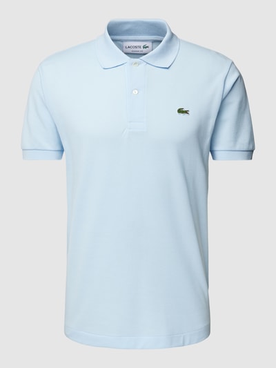 Lacoste Classic fit poloshirt met labeldetail Lichtblauw - 2