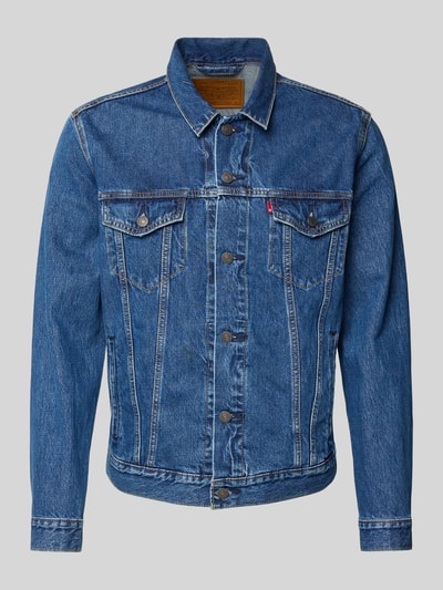 Levi's® Regular Fit Jacke in Denim-Optik Modell 'Trucker' Jeansblau 1