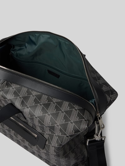 Lacoste Torba typu duffle bag z aplikacją z logo Czarny 5