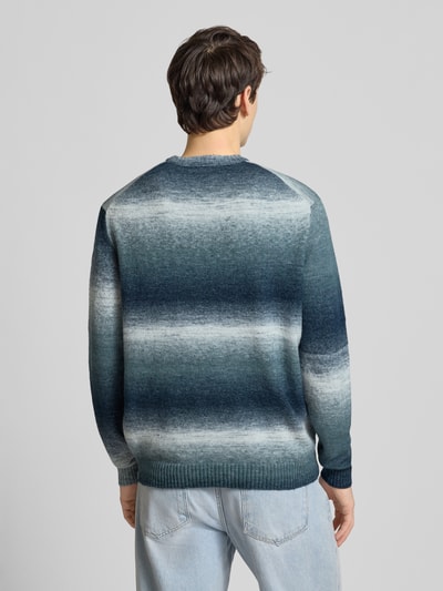 Only & Sons Regular fit gebreide pullover met katoen, model 'BERTIL' Marineblauw - 5