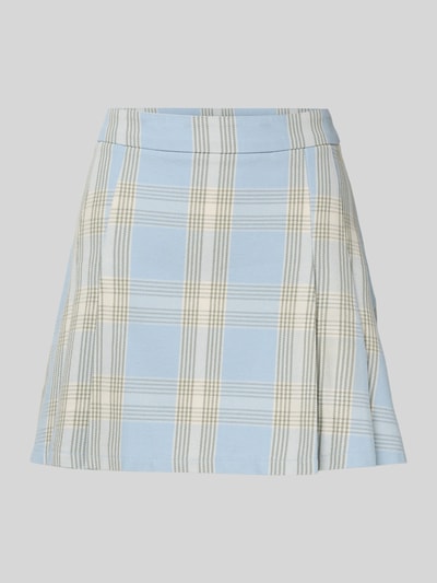 Hugo Blue Minirock mit gelegten Falten Modell 'Rideli' Hellblau 2