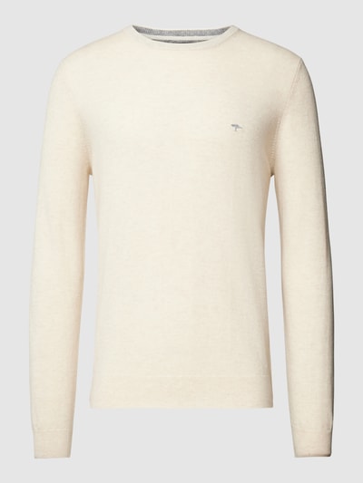 Fynch-Hatton Gebreide pullover met ronde hals Offwhite - 2