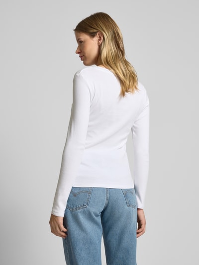 Levi's® Longsleeve mit Label-Patch Weiss 5