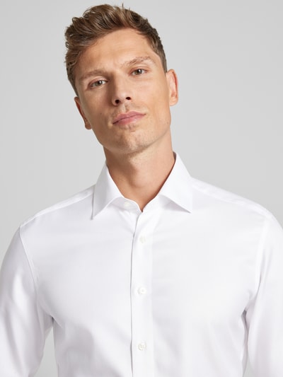 Eterna Slim Fit Business-Hemd mit Kentkragen Weiss 3