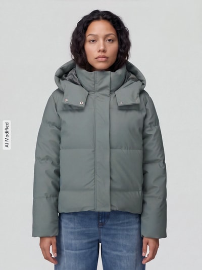 VERO MODA Steppjacke mit abnehmbarer Kapuze Schilf 4