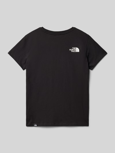 The North Face T-shirt met labelprint Zwart - 3
