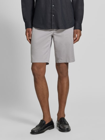 Brax Regular Fit Chinoshorts aus Baumwoll-Mix Modell 'BOZEN' Mittelgrau 4