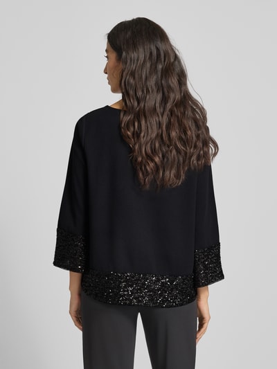 s.Oliver BLACK LABEL Loose Fit 3/4-Shirt mit Pailletten Black 5