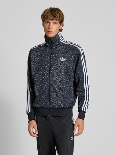 adidas Originals Sweatjacke mit Stehkragen und Reißverschluss Black 4