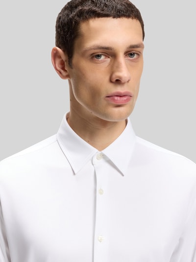BOSS Slim Fit Businesshemd mit Kentkragen Modell 'ROAN' Weiss 3