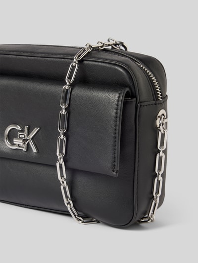 CK Calvin Klein Schoudertas met labelapplicatie Zwart - 3