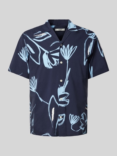 Jack & Jones Premium Regular Fit Freizeithemd mit 1/2-Arm Modell 'BLAPALMA' Bleu 2