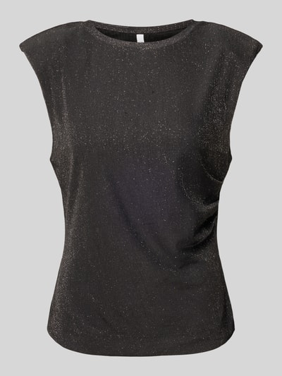 YAS Blousetop met glittereffect, model 'NURA' Zilver - 2