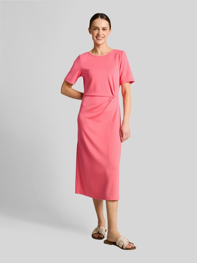 Tom Tailor Regular Fit Midi-Kleid mit Knoten-Detail Pink 4