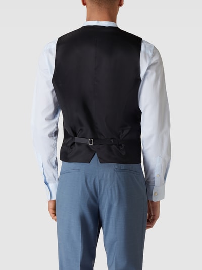 HUGO Gilet met contrast aan achterkant, model 'Vin' Bleu - 5