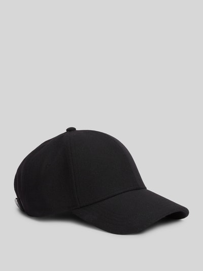Tommy Hilfiger Cap aus Woll-Mix Modell '6 PANEL MELTON CAP' BLACK 1