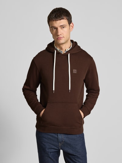 Scotch & Soda Hoodie mit Kapuze Dunkelbraun 4