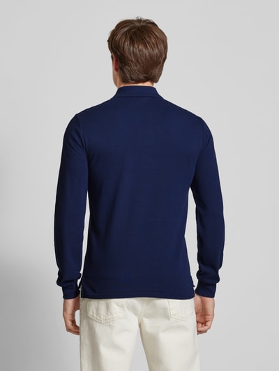 Polo Ralph Lauren Slim Fit Poloshirt im langärmeligen Design Marine 5