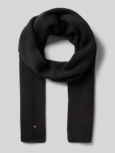 Tommy Hilfiger Schal mit Strukturmuster Black 1