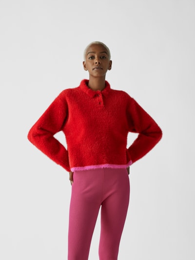 Jacquemus Pullover mit Polokragen Rot 4