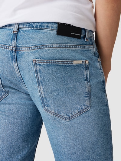 REVIEW Jeans mit 5-Pocket-Design Blau 3